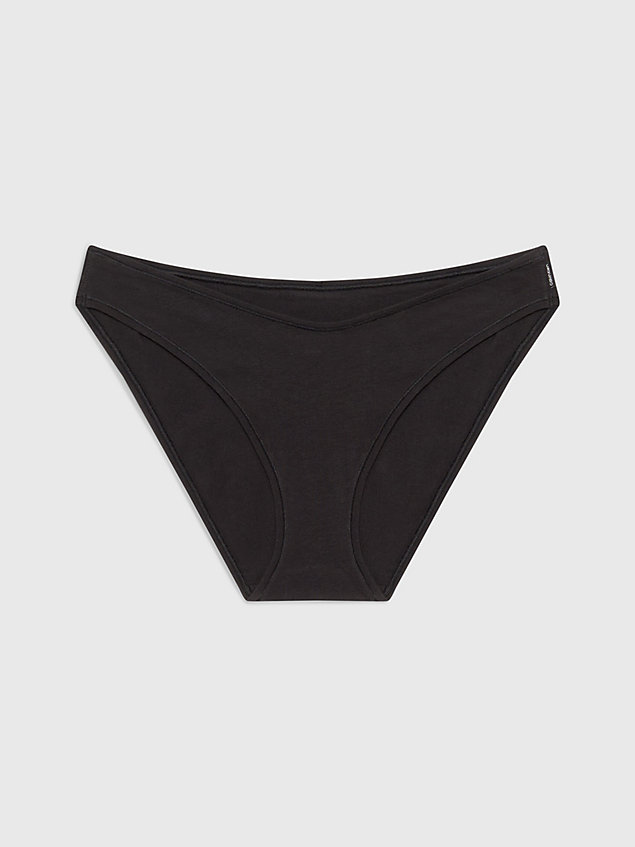 black bikini briefs - athletic cotton for women calvin klein