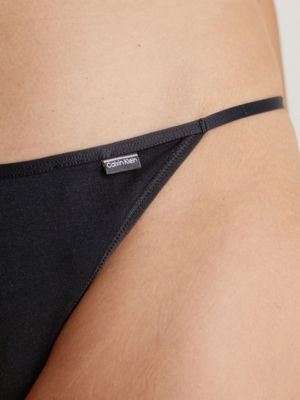 Cotton G-string Black Calvin Klein Underwear - Women