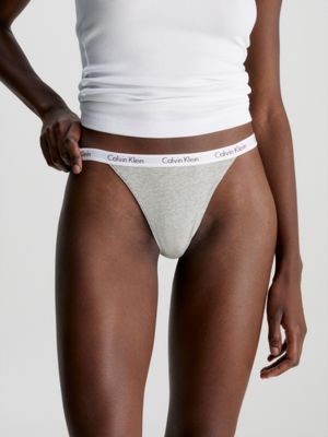 Calvin Klein Carousel Thong In Grey Heather - FREE* Shipping