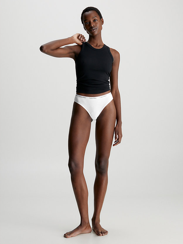 white high leg bikini briefs - carousel for women calvin klein