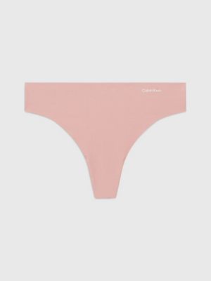 Calvin Klein High Waisted Pink Glisten Tanga Knickers Size Small UK 8-10.  BNWT