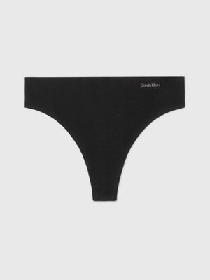 black thong - invisibles cotton for women calvin klein