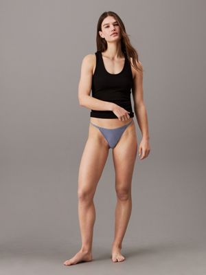 flintstone string thong - ideal cotton for women calvin klein