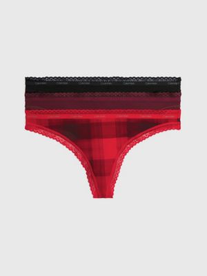 Modern Underwear! Women's Underwear High Waist Ice Silk Seamless Breathable  Briefs Panties Multipack XXL Red 