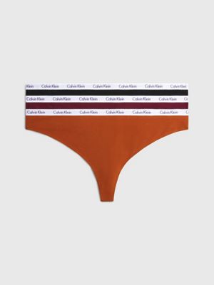 Plus Size 3 Pack Thongs - Carousel Calvin Klein®