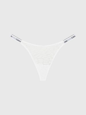 Slip Aus Meliertem Jersey Gris Calvin Klein Underwear - Damen