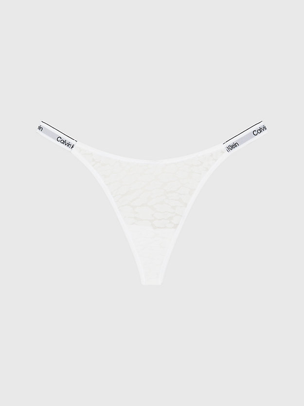 white lace string thong for women calvin klein