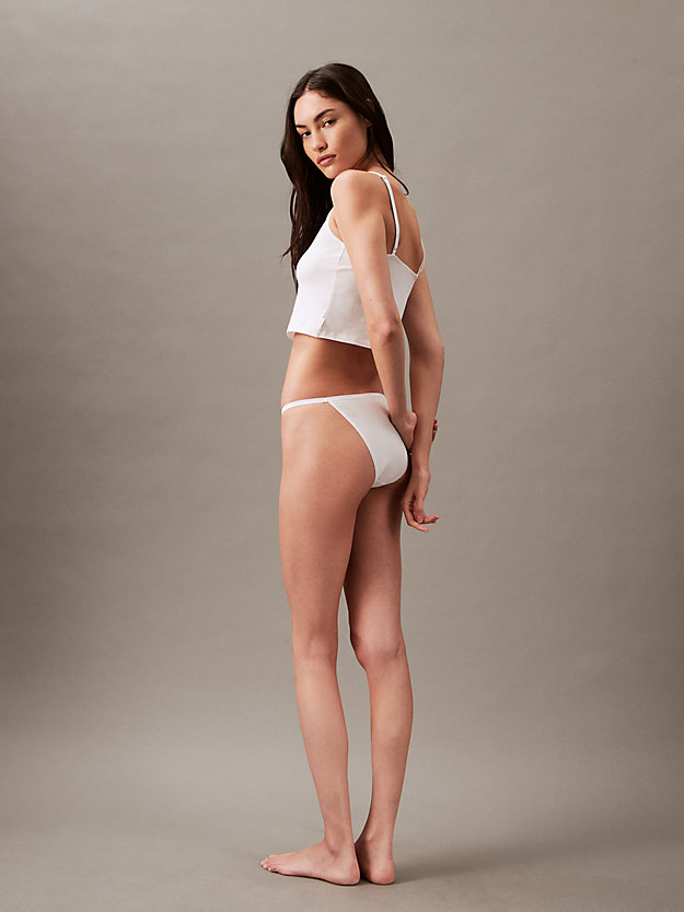 white bikini briefs - ideal cotton for women calvin klein