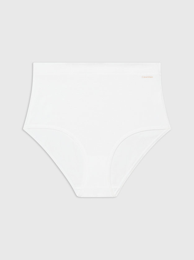 white hipster panty - ideal cotton for women calvin klein