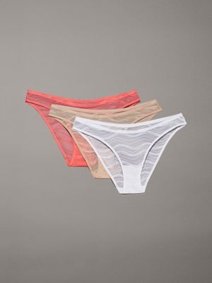 3 Pack Bikini Briefs - Invisibles Cotton