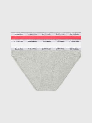  3er-pack slips - icon logo für damen - calvin klein