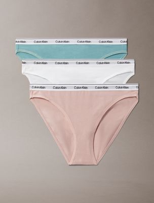 multi 3 pack low rise bikini briefs for women calvin klein