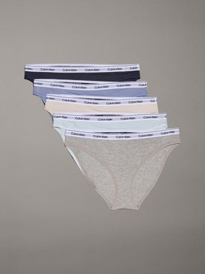 multi 5 pack low rise bikini briefs for women calvin klein