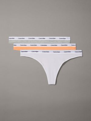 Classic Cotton Logo Thong 3-Pack