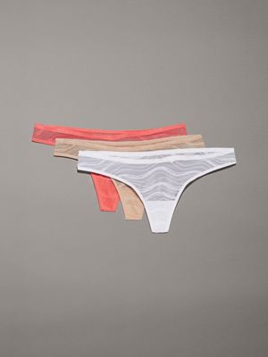 3 Pack Lace Thongs