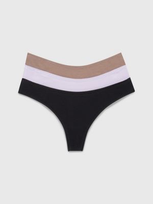 3 Pack Thongs - Ideal Modal Rib Calvin Klein®