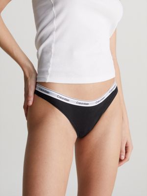 Calvin Klein Women's Carousel Logo Cotton Stretch Bikini Panties, 5 Pack