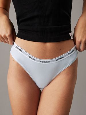 plein air brazilian briefs - modern logo for women calvin klein