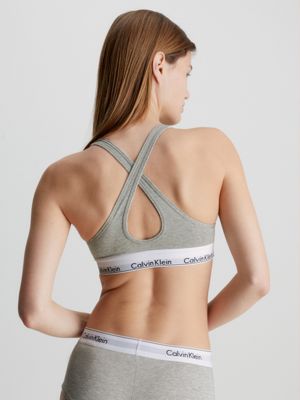 Calvin Klein Bralette Modern Cotton (Grey Heather) RRP £30