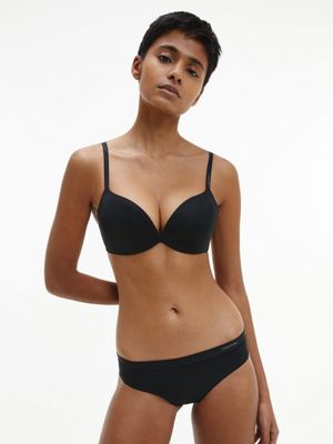 Calvin Klein Women's Push Up Plunge Push-up Bra, BLACK 001, 30C