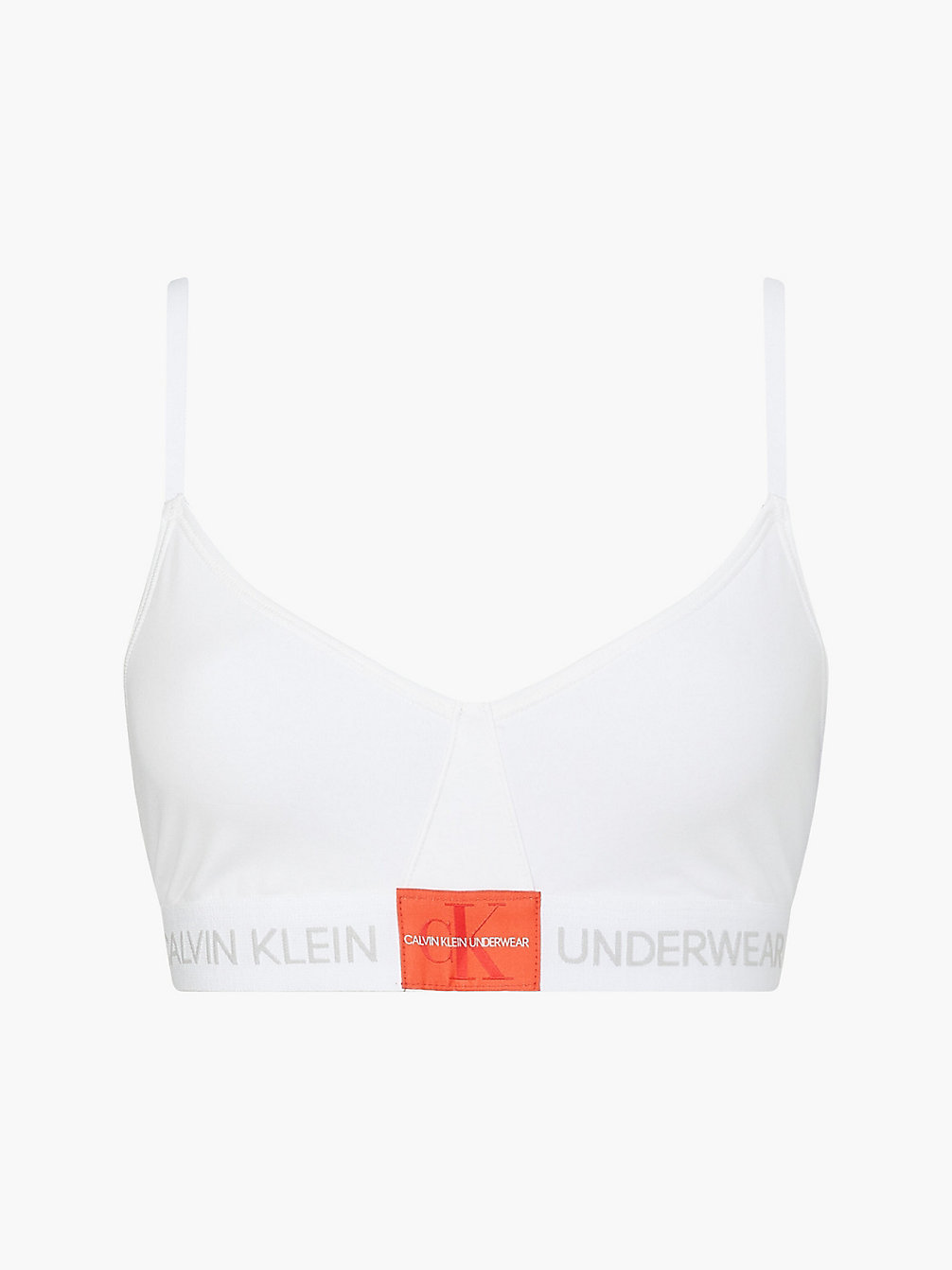 WHITE > Triangel Bralette > undefined dames - Calvin Klein