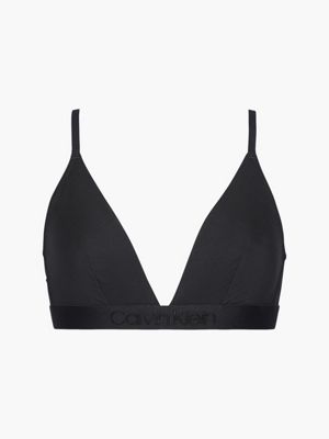 calvin klein tonal logo unlined triangle bra