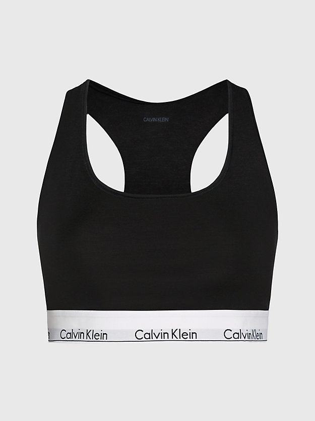 black plus size bralette - modern cotton for women calvin klein