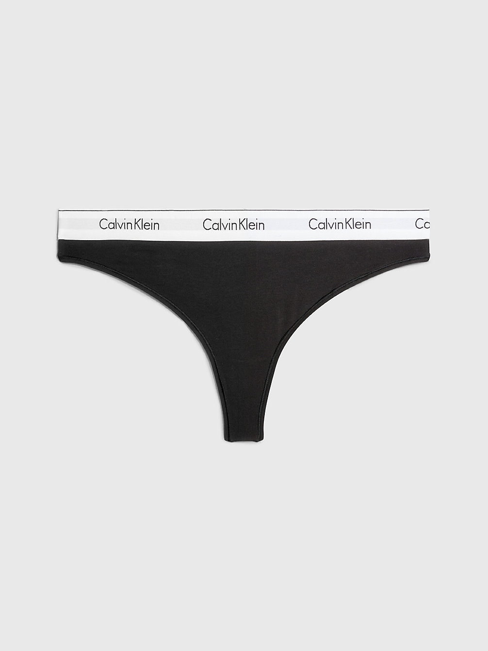 BLACK Plus Size Thong - Modern Cotton undefined women Calvin Klein