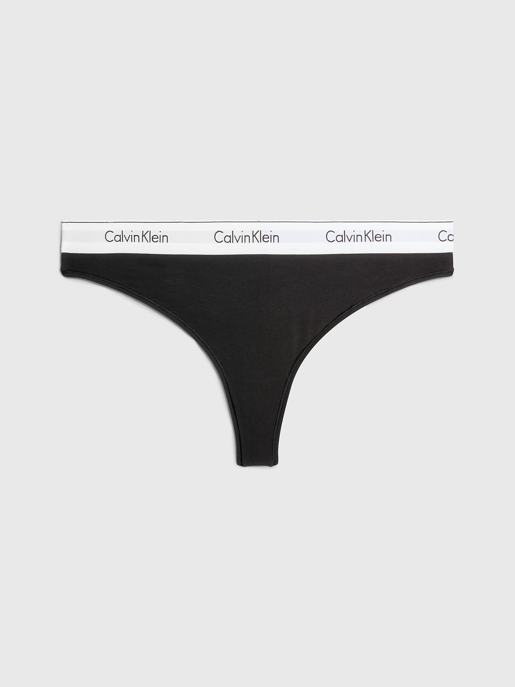 Black Plus Size Thong - Modern Cotton undefined women Calvin Klein