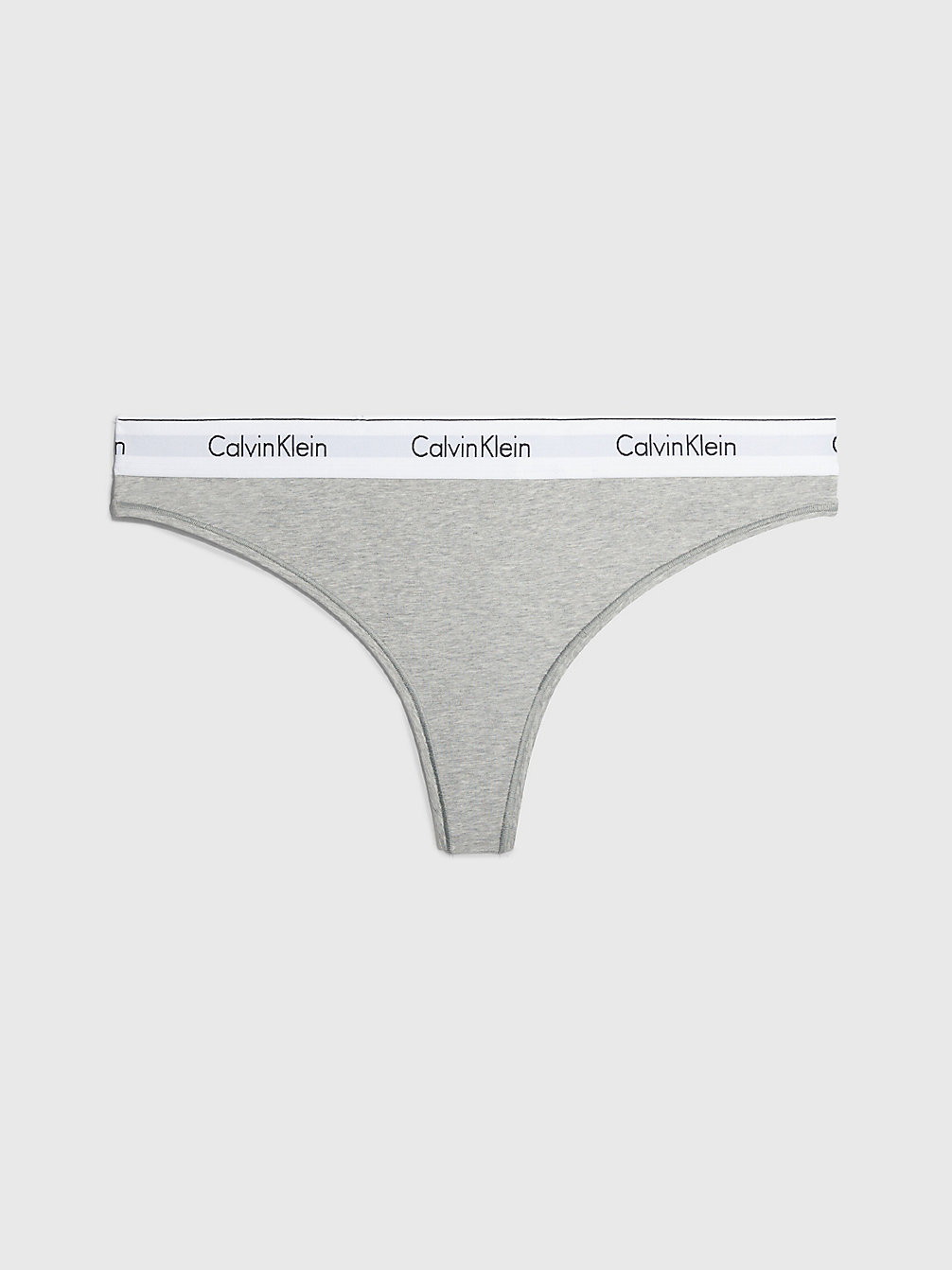 GREY HEATHER Plus Size Thong - Modern Cotton undefined women Calvin Klein