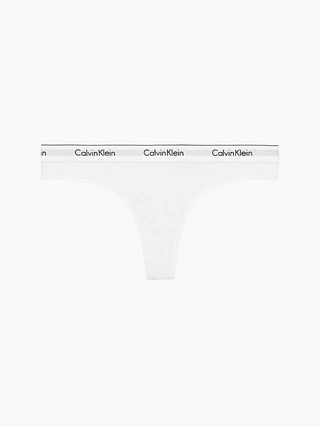 White Plus Size Thong - Modern Cotton undefined women Calvin Klein