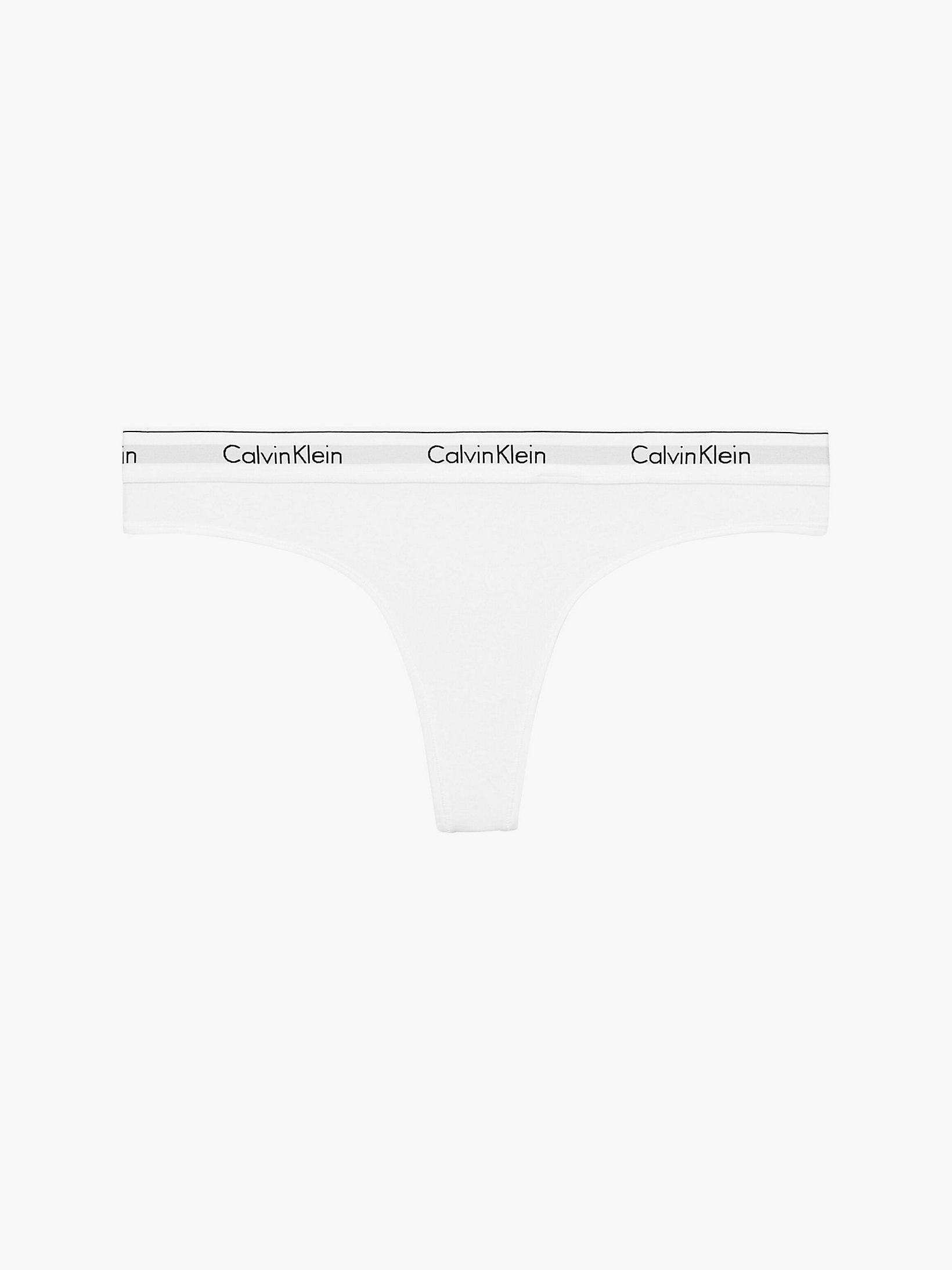 White > Стринги плюс-сайз - Modern Cotton > undefined Женщины - Calvin Klein