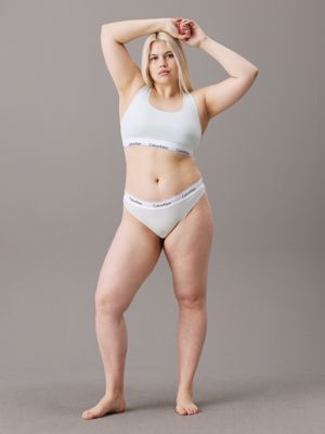 island reef plus size thong - modern cotton for women calvin klein