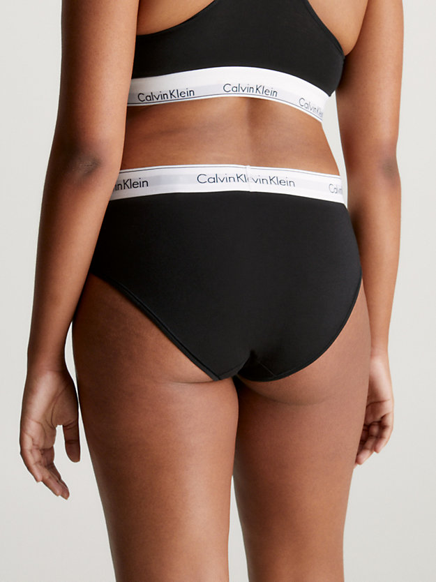 BLACK Plus Size Hipster Panty - Modern Cotton for women CALVIN KLEIN