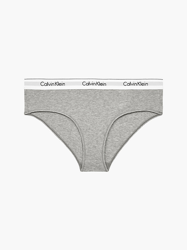 Grey Heather Plus Size Hipster Panty - Modern Cotton undefined women Calvin Klein