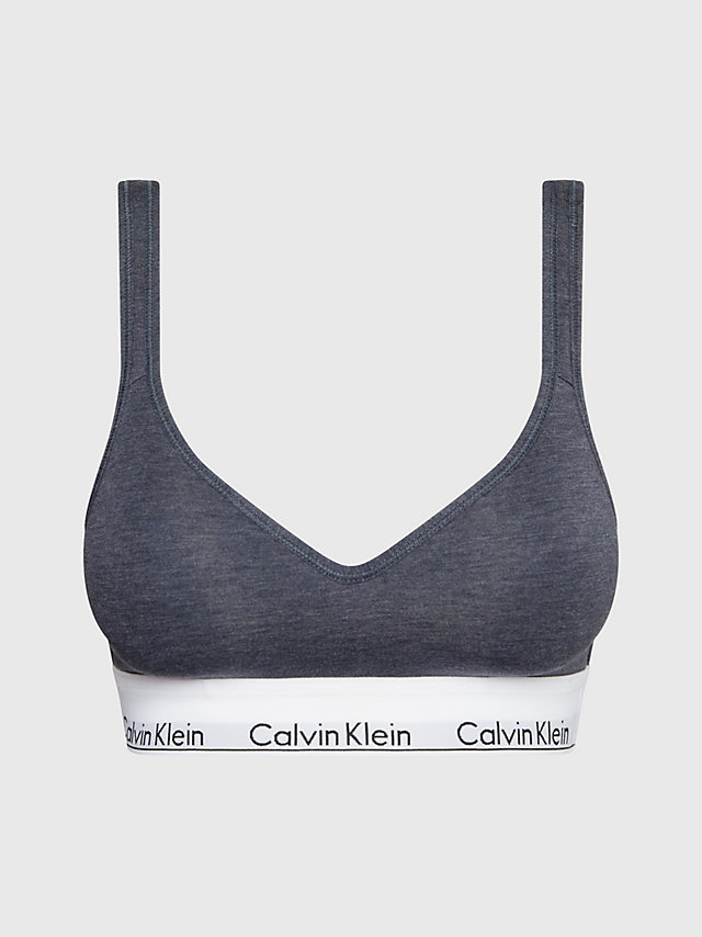 Hemisphere Blue Heather Lift Bralette - Modern Cotton undefined women Calvin Klein