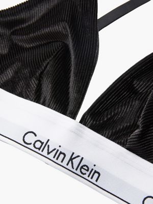 Aksamitny trójkątny biustonosz - Modern Cotton CALVIN KLEIN®