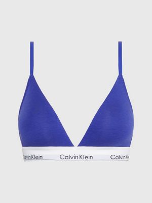 Calvin Klein Underwear, Intimates & Sleepwear, Calvin Klein Triangle Bralette  Blue Tie Dye Medium Bra Size