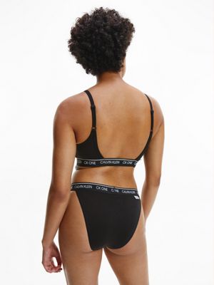 BLACK Biustonosz typu bralette na cienkich ramiączkach - CK One dla Kobiety CALVIN KLEIN