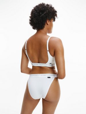 WHITE Biustonosz typu bralette na cienkich ramiączkach - CK One dla Kobiety CALVIN KLEIN