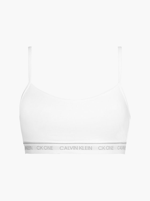 White String Bralette - CK One undefined women Calvin Klein