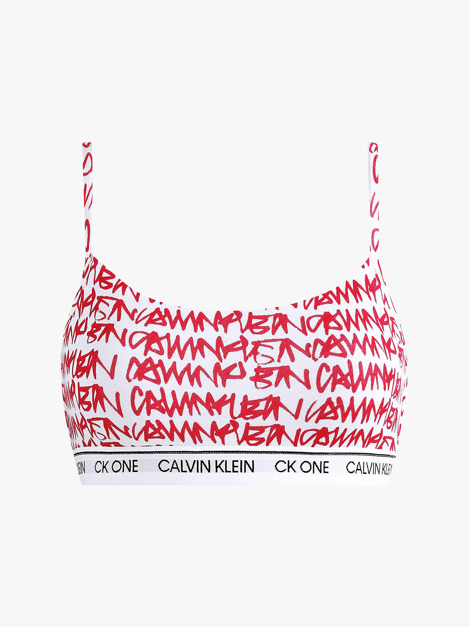 Tag Logo Print_exact String Bralette - CK One undefined women Calvin Klein