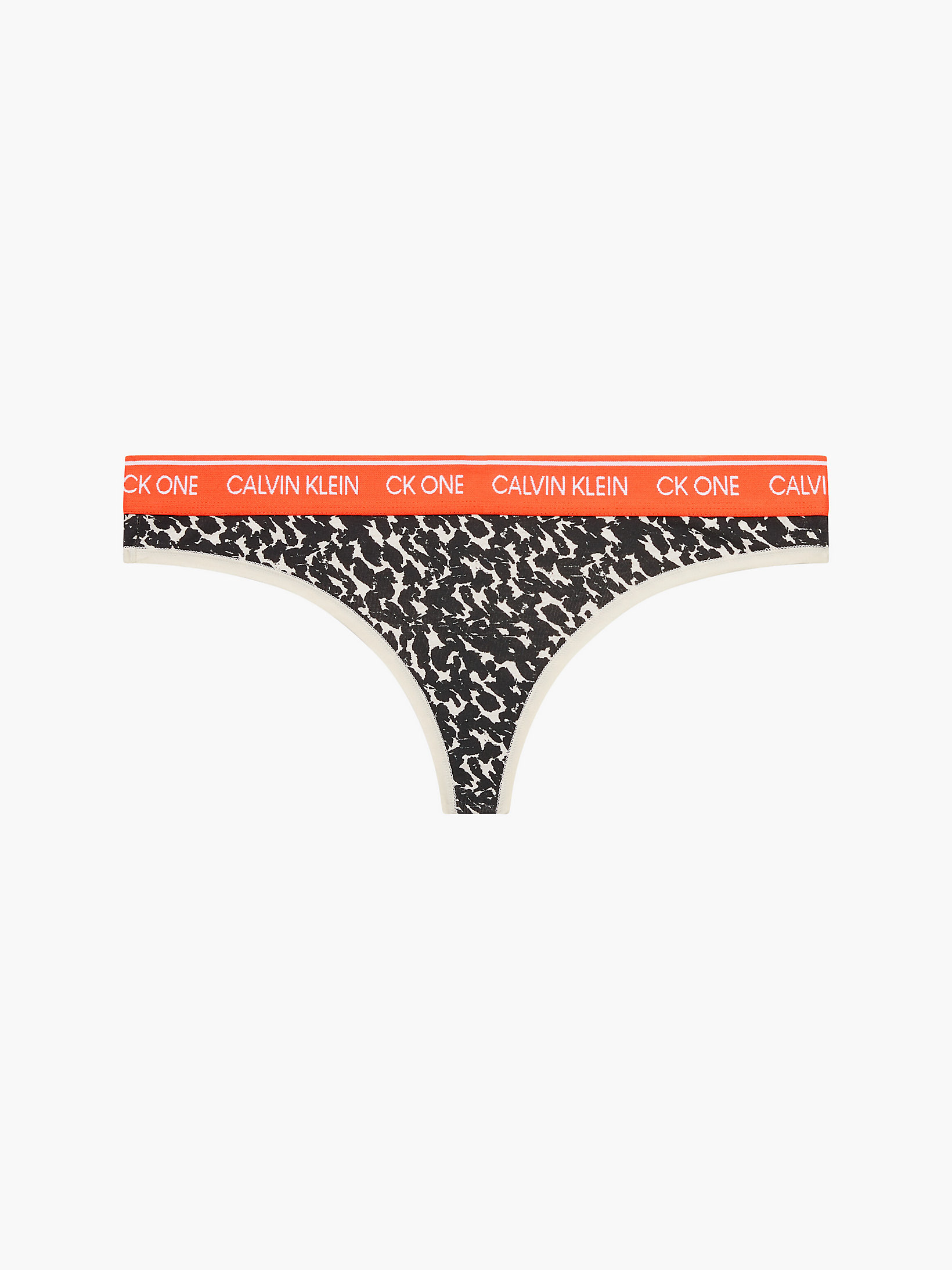 Distorted Animal - Oatmeal Heather Thong - CK One undefined women Calvin Klein