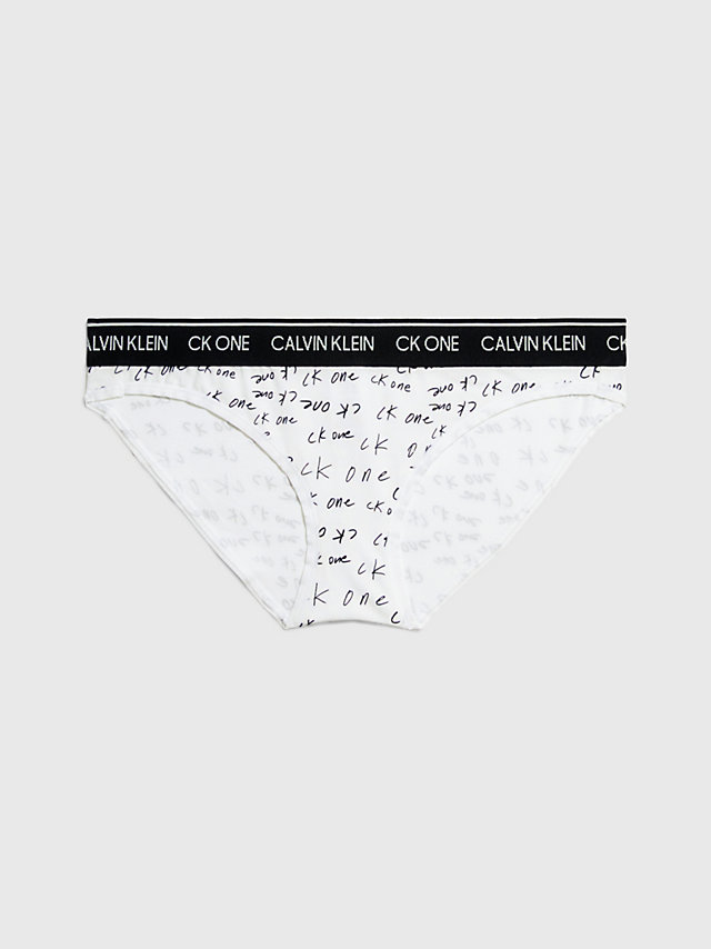 Marker Logo Print - White > Slip – CK One > undefined Damen - Calvin Klein