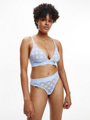 PREPSTER BLUE Triangle Bra - Modern Cotton for women CALVIN KLEIN