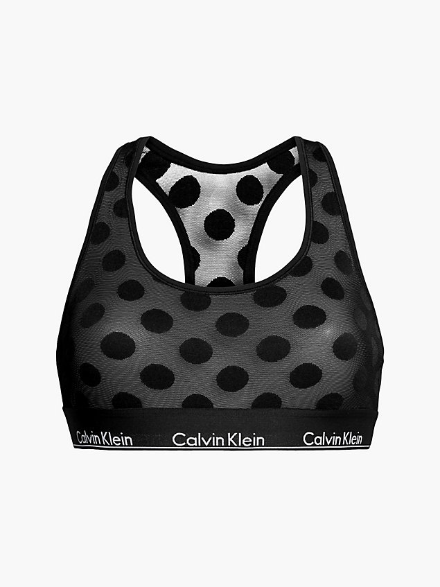 corpiño - modern cotton black de mujer calvin klein