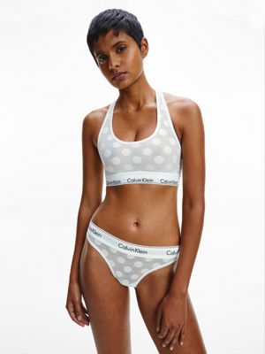 calvin klein dot bralette