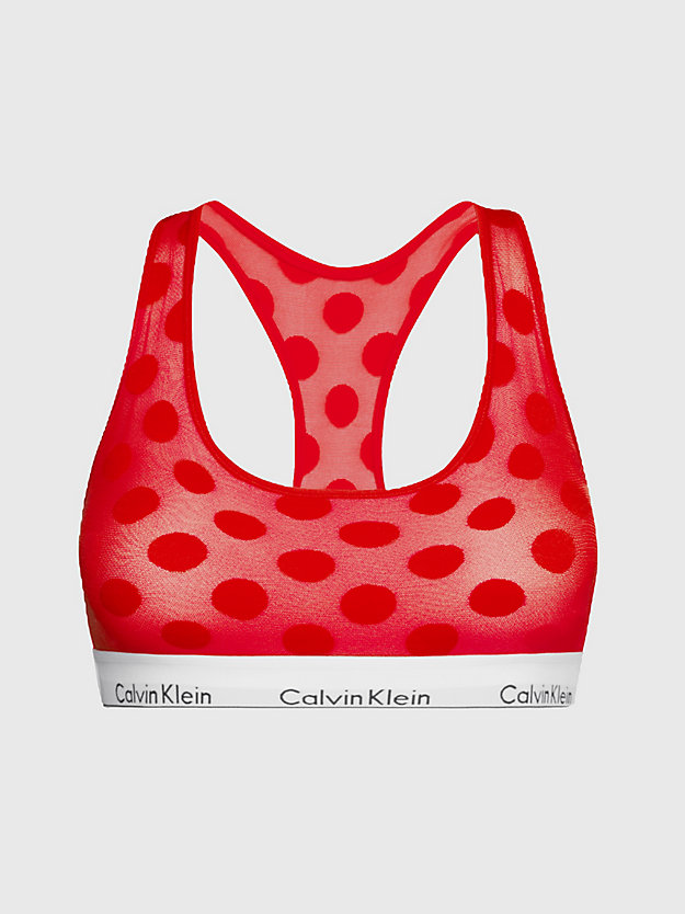 corpiño - modern cotton rouge de mujeres calvin klein