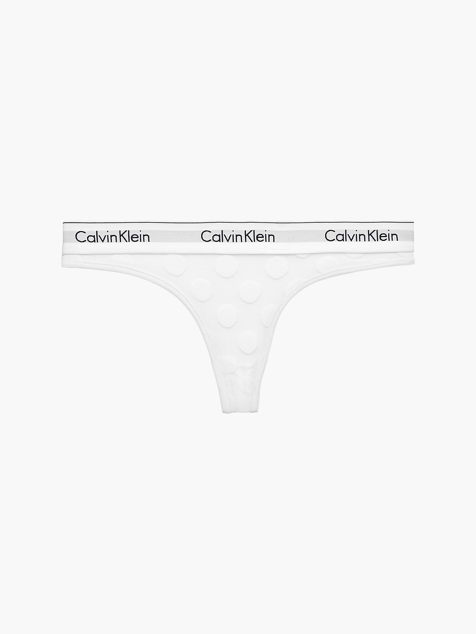 White > Стринги - Modern Cotton Dot > undefined Женщины - Calvin Klein