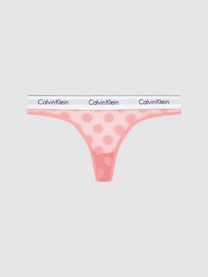 baby pink calvin klein thong